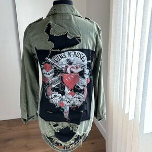 Distressed “Guns N’ Roses” Jacket